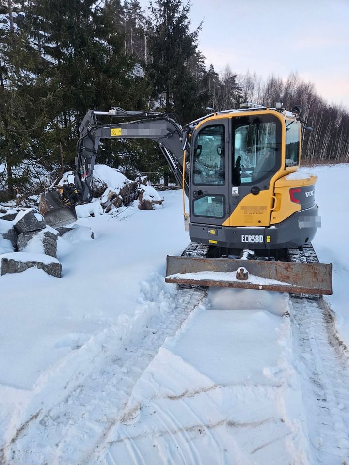 2018 Volvo ECR58D Mini Excavator