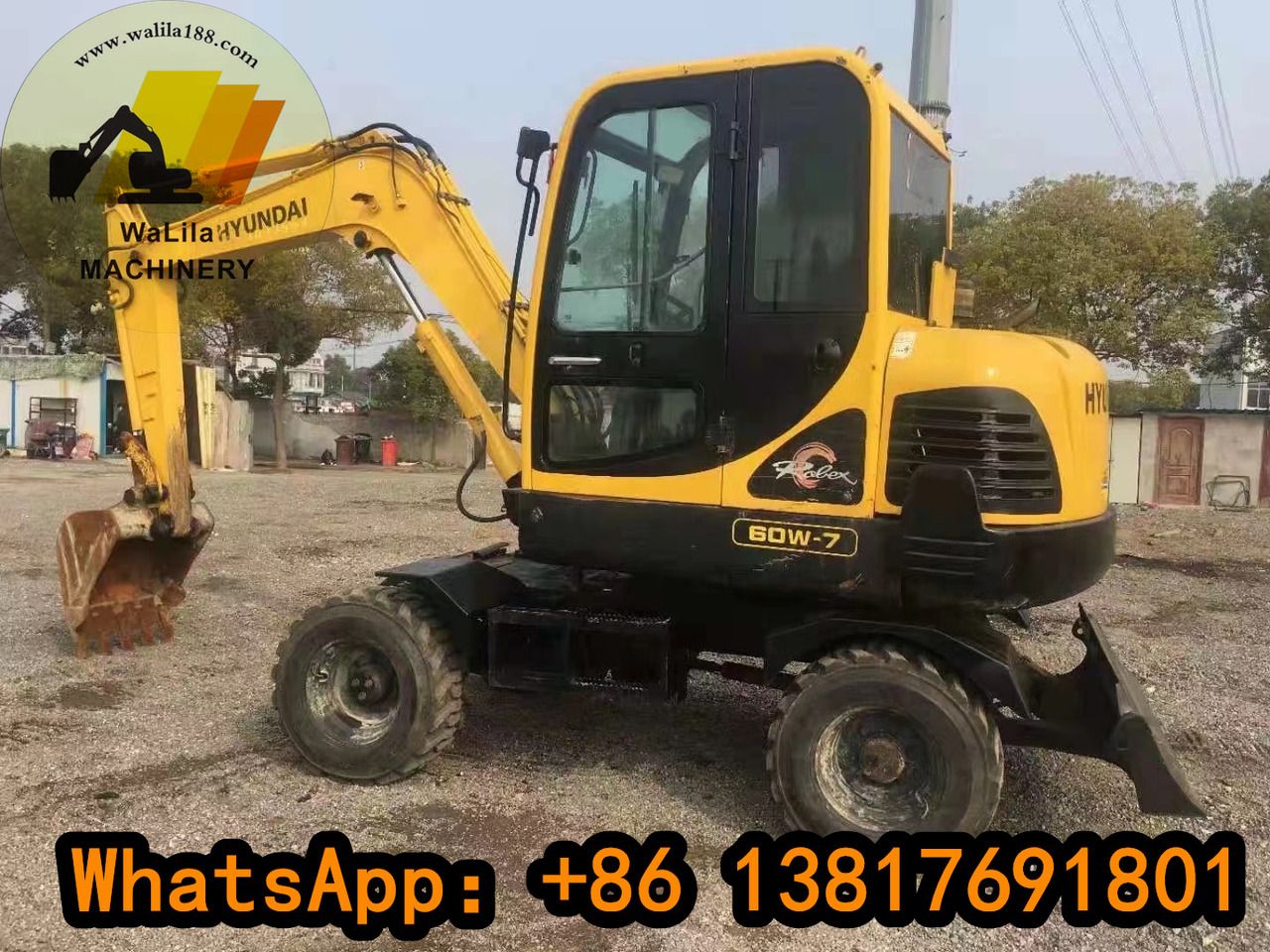 2023 Hyundai R60W Mini Excavator