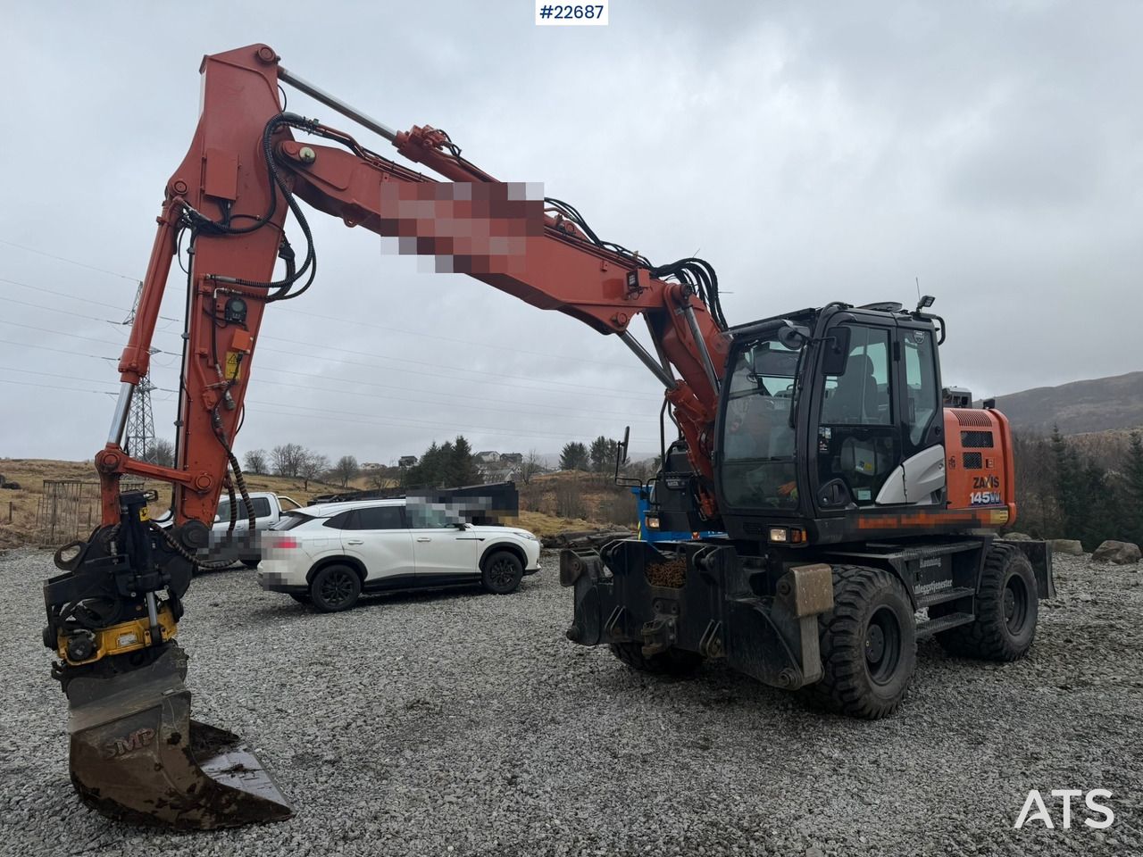 2020 Hitachi ZX145W Mobilbagger