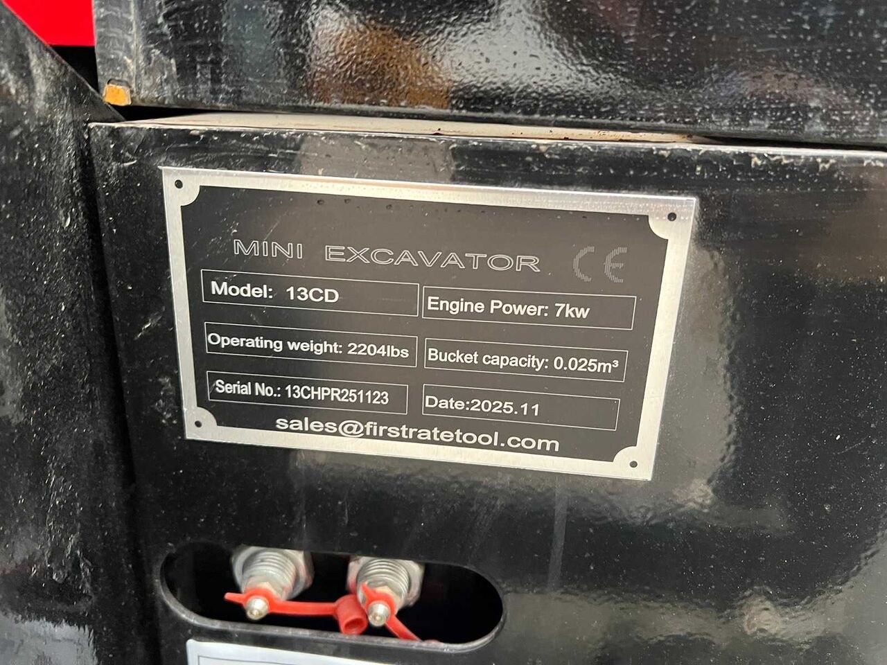 Vicsec VC13CD Mini Excavator