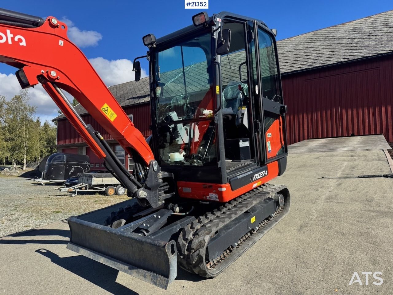 2022 Kubota KX027-4 Mini Excavator