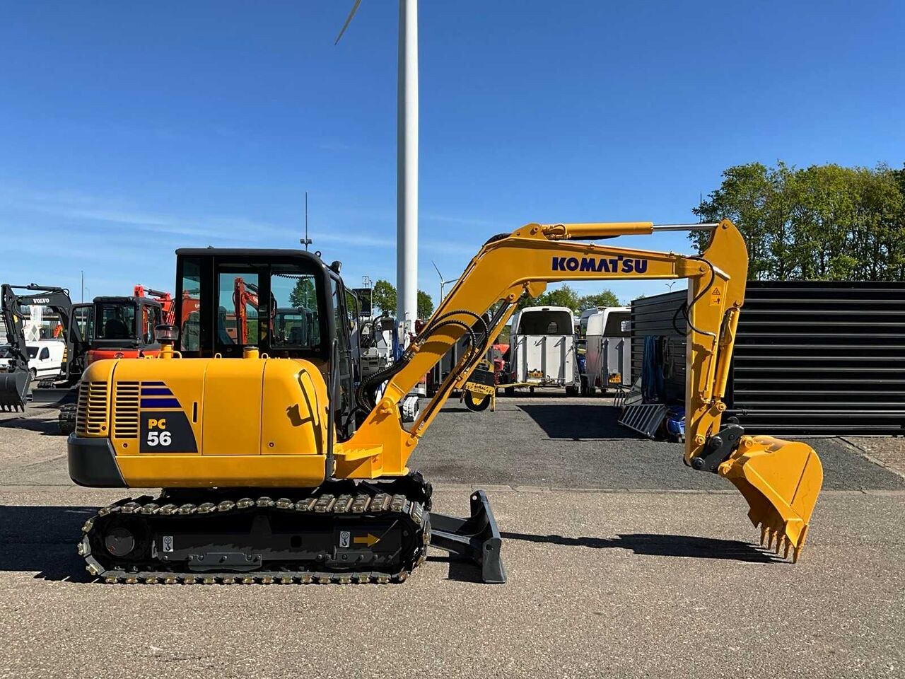 2017 Komatsu PC56-7 Mini Excavator