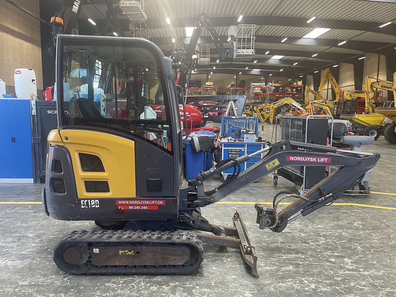 2018 Volvo EC18D Mini Excavator