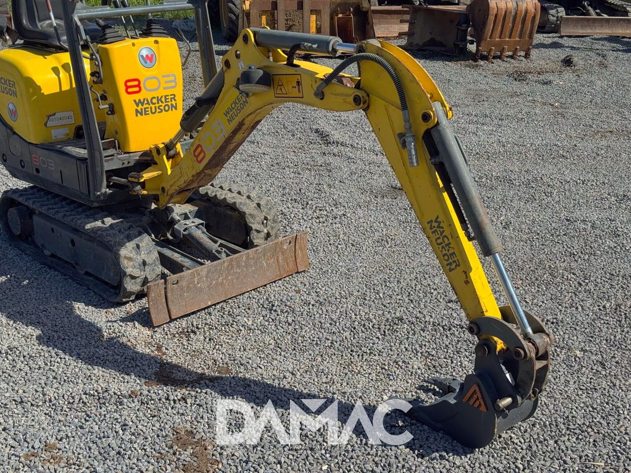 2012 Wacker Neuson 803 Mini Excavator