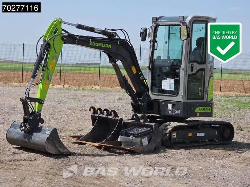 2024 Zoomlion ZE26GU Mini Excavator