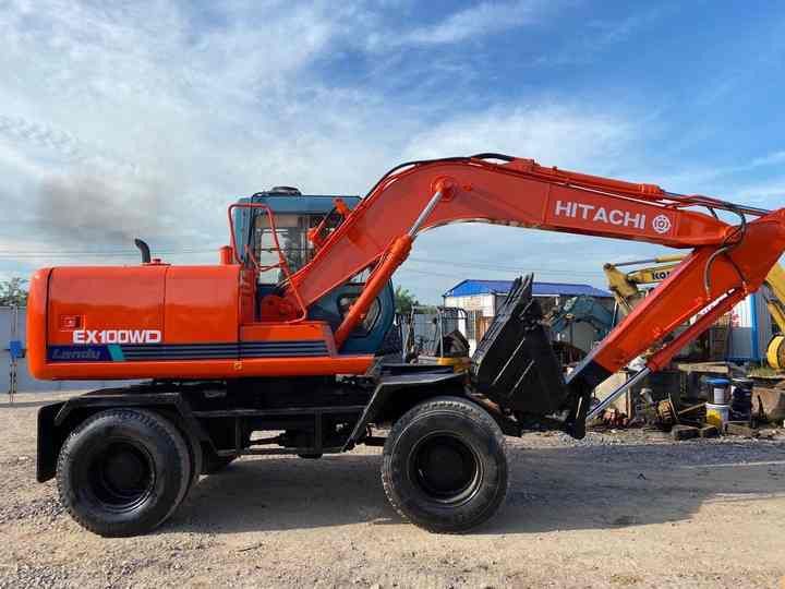 2022 Hitachi EX100WD Wheel Excavator