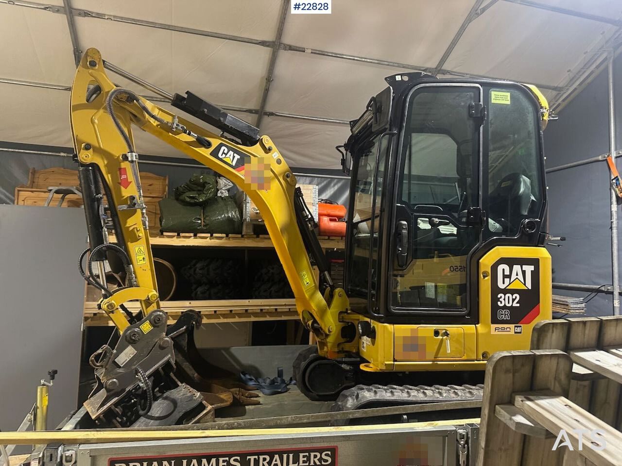 2019 Caterpillar 302CR Mini Excavator