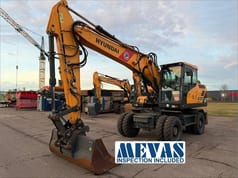 Excavator pe roți Hyundai HW160 din 2016