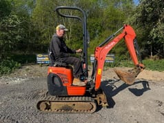 Miniexcavadora Kubota U10-3 de 2016