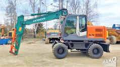 2012 Hitachi ZX140W-3 Wheel Excavator