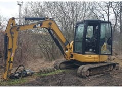 Mini-pelle Caterpillar 305E2 de 2016