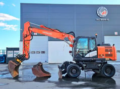 2015 Hitachi ZX140W-5 Excavator pe roți