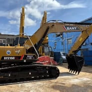 Excavadora de Orugas Marca China 90% Nueva 21.5 TON Sany Excavadora de Orugas En Perfecto Estado En Shanghái (2022)