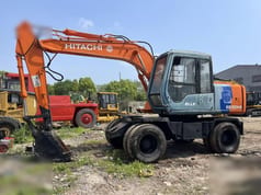 1993 Hitachi EX100W Wheel Excavator