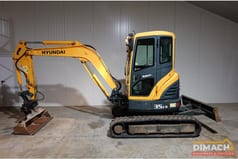 Hyundai ROBEX35Z-9 Robex 35Z-9 - 3650 Kg - Air Conditioning - CE - Mono - Tilt Bucket - Quick Coupler - Dozer Blade - Yanmar 3 Cyl. DM1248 (2011)