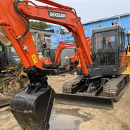 2018 Doosan DX60W Crawler Excavator