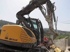 2013 Mecalac 714 MW Wheel Excavator