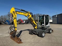 Neuson EW65, Verstellausleger, Hydr. S.W.S.,Div. Löffel (2019)