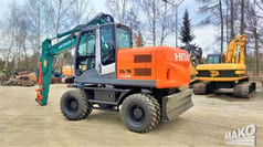 2012 Hitachi ZX140W-3 Wheel Excavator