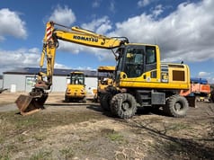 2017 Komatsu PW160-10 Wheel Excavator
