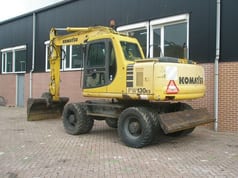 2000 Komatsu PW130ES-6K Wheel Excavator