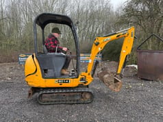 Mini Escavadora JCB 8014 de 2011