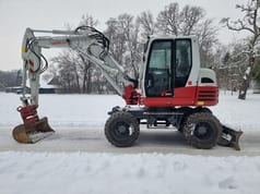 2019 Takeuchi TB295W Wheel Excavator