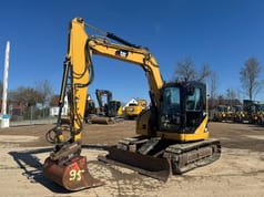 Minikoparka Caterpillar 308C z 2008 roku