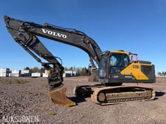 Excavator 2021 Volvo EC 250 EL Gravemaskin Med Steelwrist Tiltrotator, Pusseskuffe, Tannskuffe Og Xsite Pro GPS