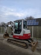 2018 Takeuchi TB153FR Miniexcavadora