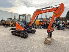 2016 Hitachi ZX55 U-5A Mini Excavator
