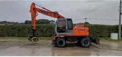 2002 New Holland EX165W Wheel Excavator