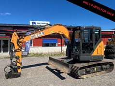 2022 CASE CX85D SR Miniexcavadora