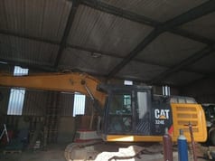 Caterpillar 324E, Hammervorrichtung, S.W.S., Tieflöffel (2011)