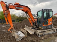 2018 Doosan DX62R-3 Mini Excavator