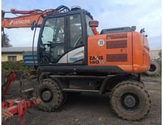 Escavadora de Rodas Hitachi ZX140W-5 de 2014