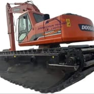 Excavadora Anfibia con Pontón 21TON Ekskavator Amfibi Dengan Pontoon 21TON Dengan Harga Murah (2020)
