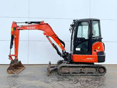 Kubota KX037-4 - Líneas de martillo / Acoplador rápido (2020)
