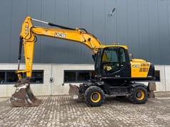 2018 JCB JS145W Radbagger