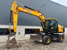 2018 JCB JS145W Radbagger