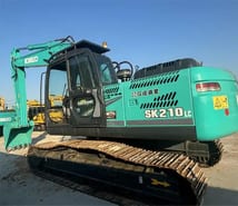 Crawler Excavator Japan Surplus Construction Excavator Kobelco SK210 SK230 Crawler Excavator With Hammer Pipe In Shanghai (2019)