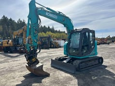 2018 Kobelco SK75SR-3E Mini Excavator