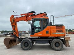2016 Doosan DX160 Wheel Excavator