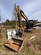 Excavator 2022 Cat 313 Next Gen Gravemaskin - Xsite PRO GPS - CAT TRS 14 Tiltrotator - Pusskuffe - Smalskuffe