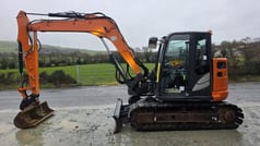 2022 Hitachi ZX85USB-6 Mini Excavator