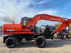 2022 Hitachi EX100WD Wheel Excavator