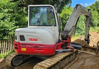 2018 Takeuchi TB260 Mini Excavator