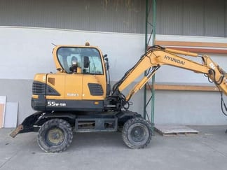 2016 Hyundai R55W-9A Wheel Excavator