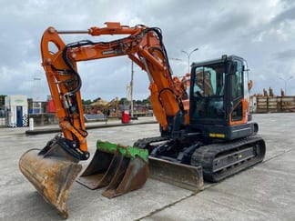 2021 Doosan DX85R Rupsgraafmachine