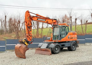 2012 Doosan DX160W Wheel Excavator